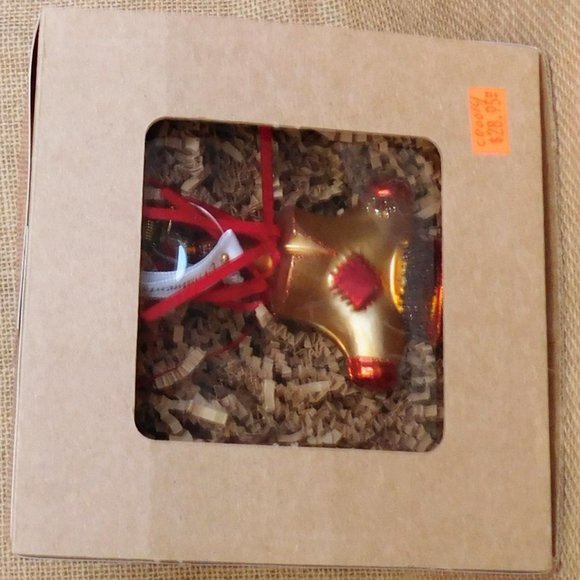 Scarecrow Hand Blown Glass Clip On Ornament- Ornaments to Remember NIP - Picture 7 of 9